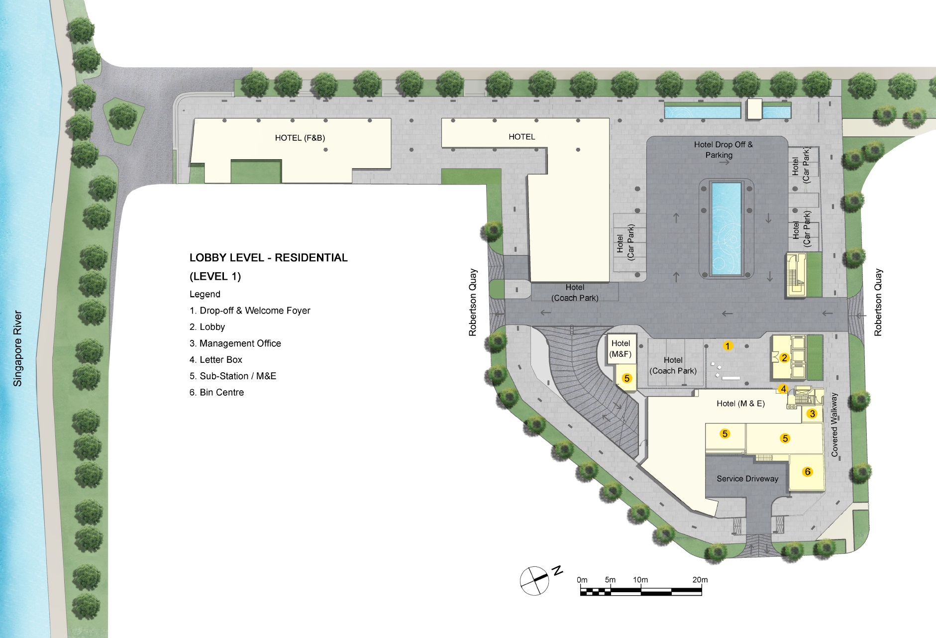 Up @ Robertson Quay Site Plan